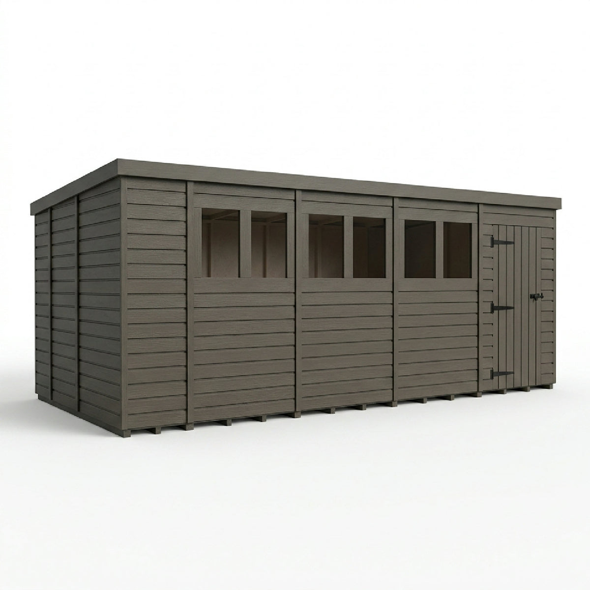 DIY Sheds – Composite Pent Shed – view 140