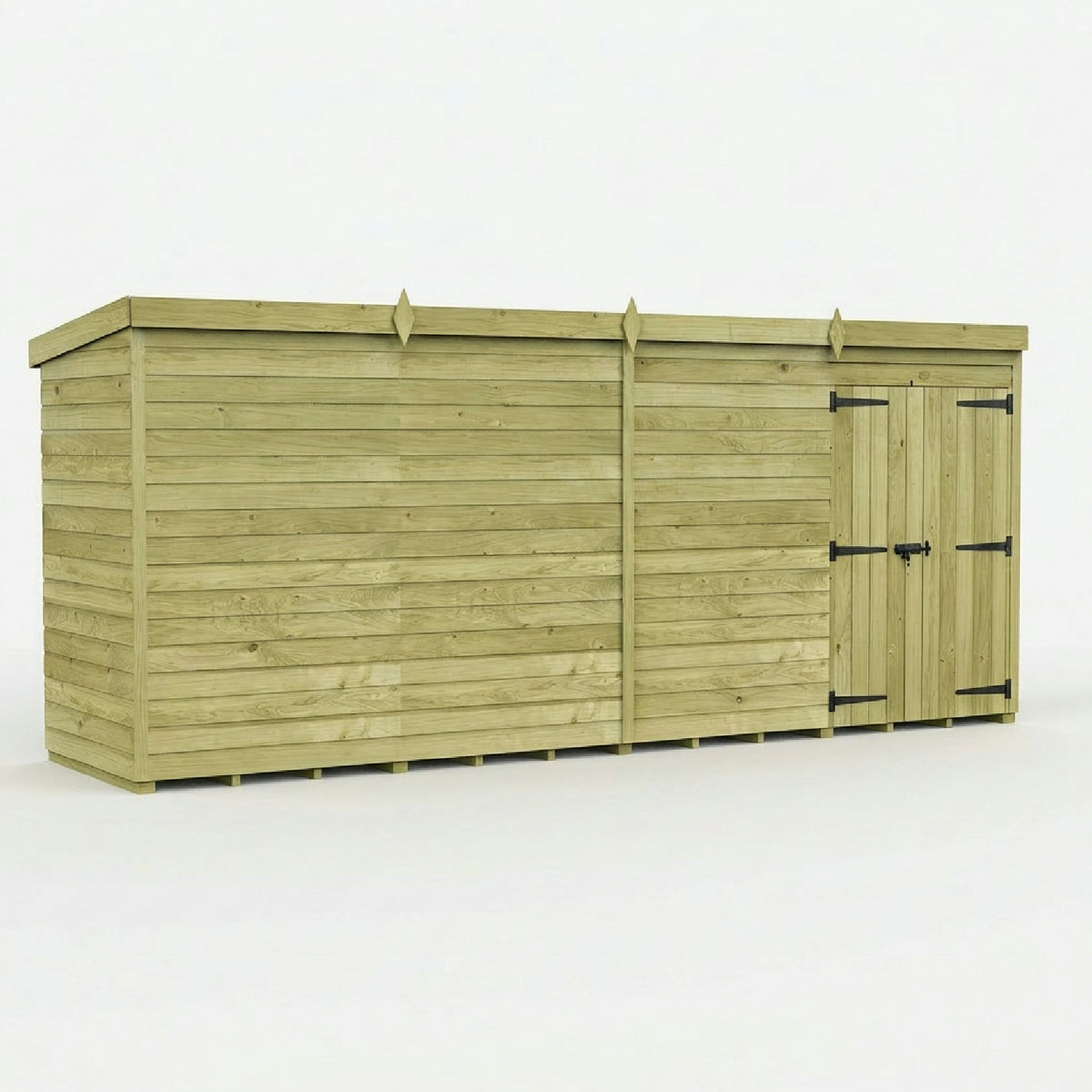 DIY Sheds – Pent Shed – Double Door – view 87