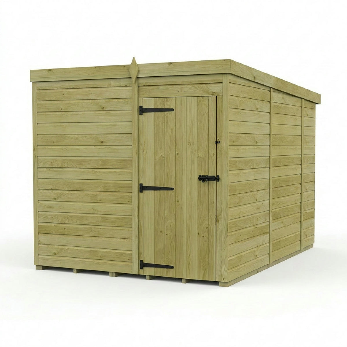 DIY Sheds – Pent Shed – Single Door – view 197