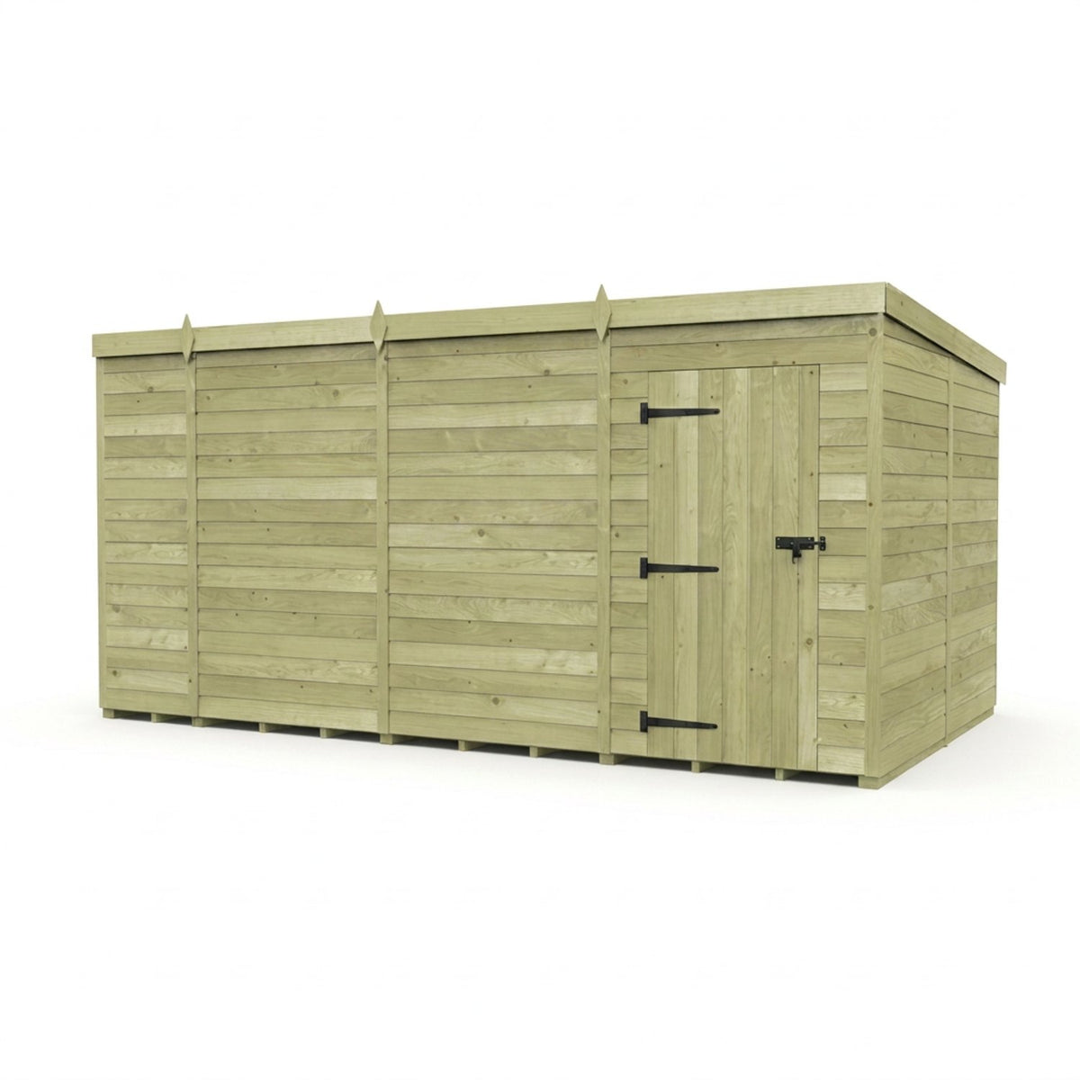 DIY Sheds – Pent Shed – Single Door – view 53