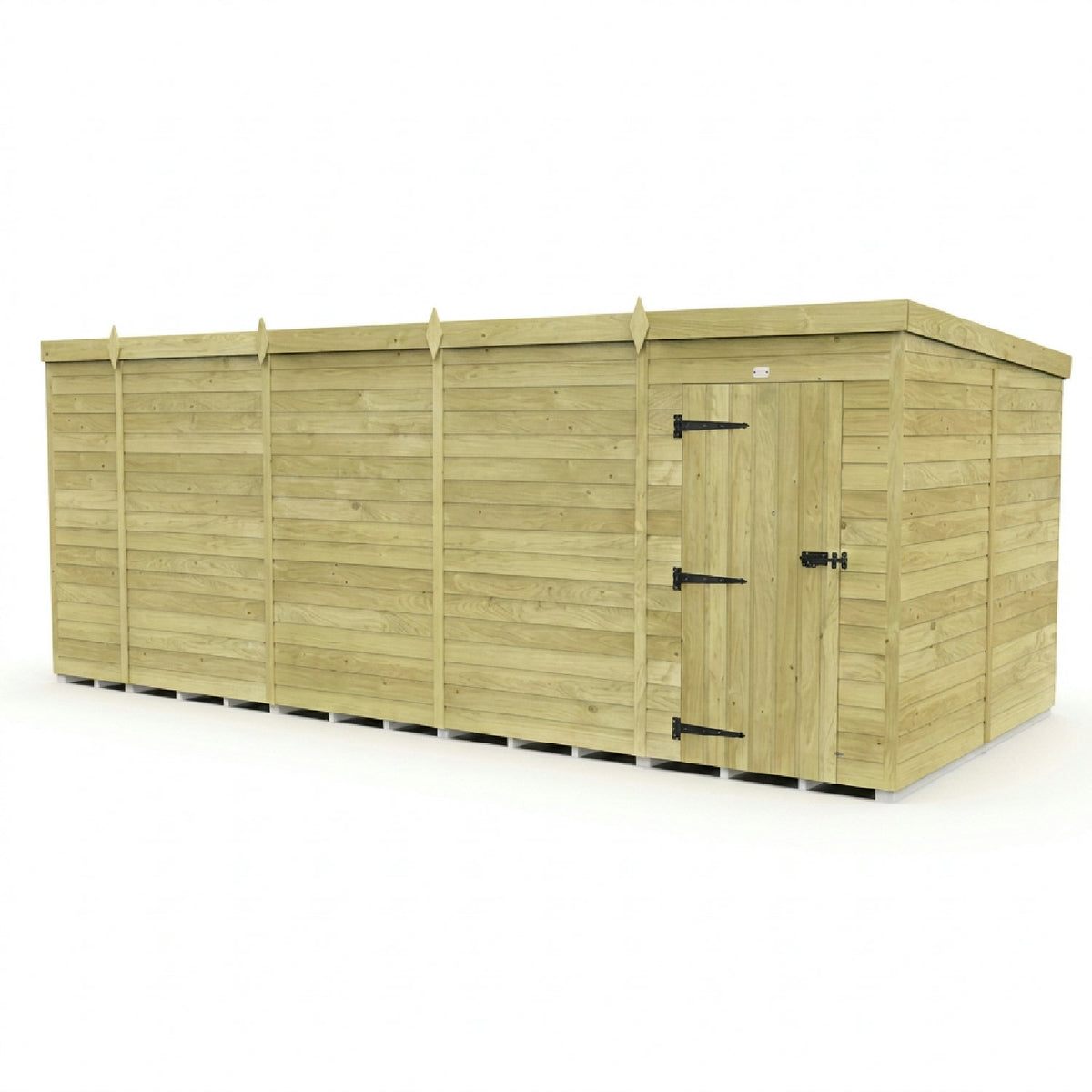 DIY Sheds – Pent Shed – Single Door – view 109