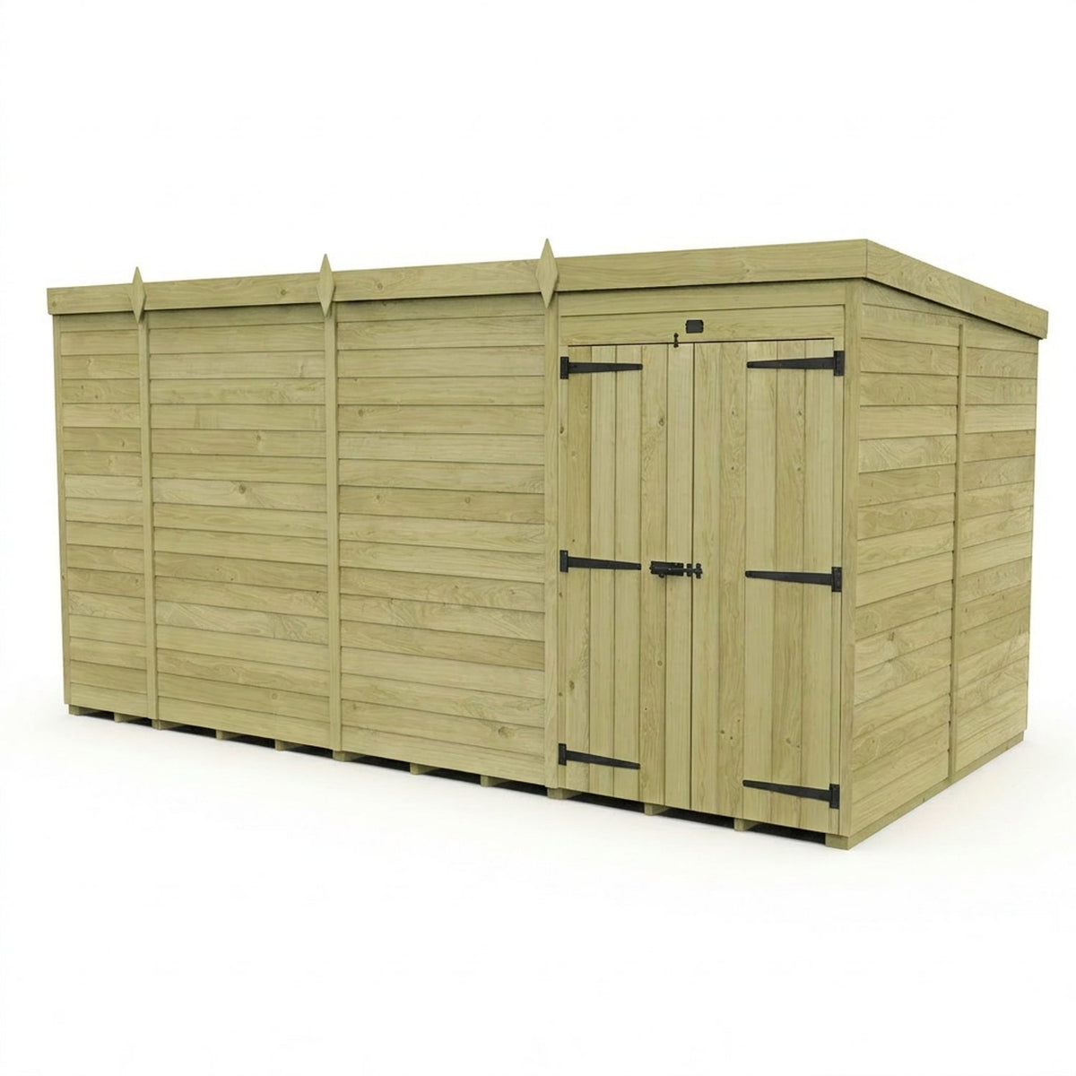 DIY Sheds – Pent Shed – Double Door – view 109