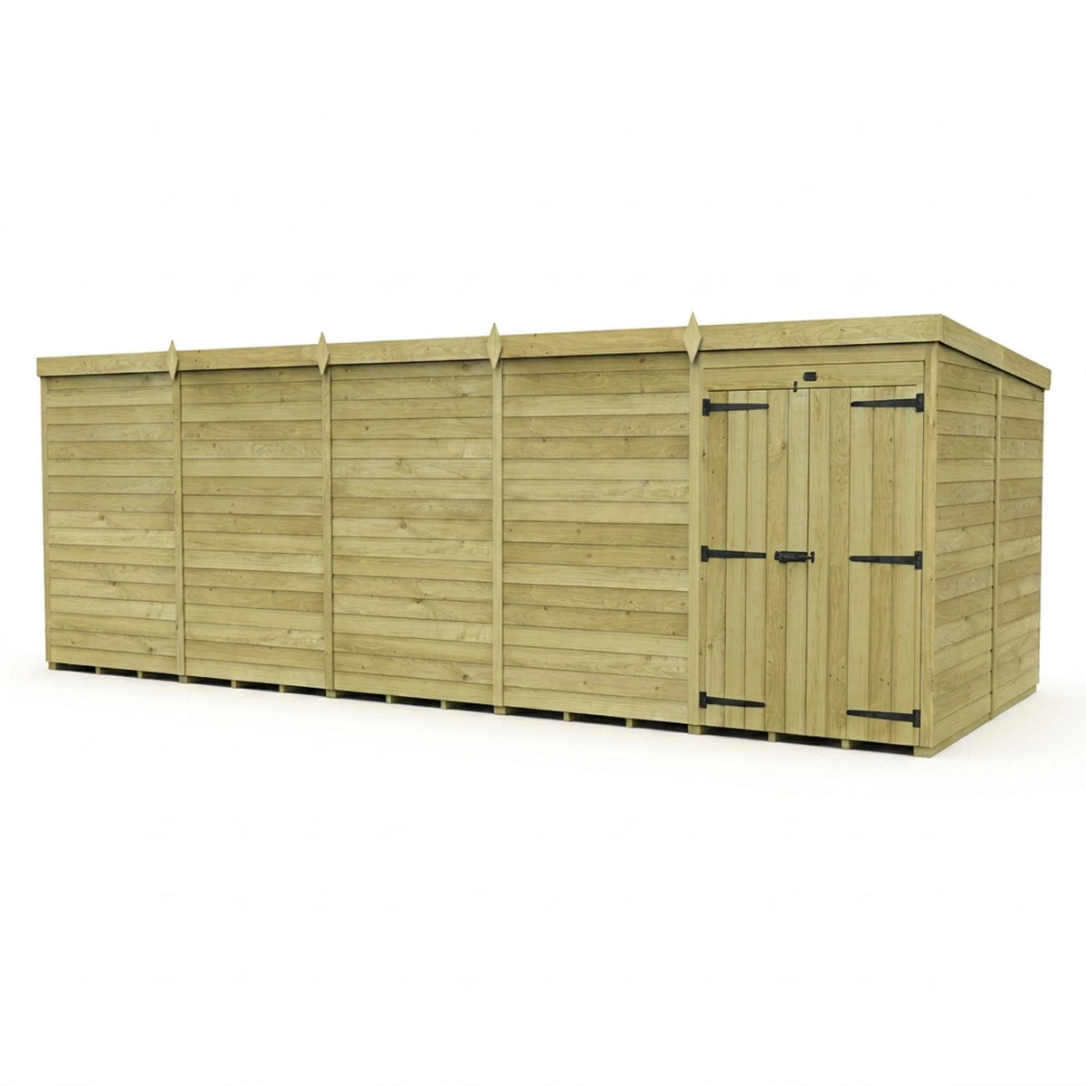 DIY Sheds – Pent Shed – Double Door – view 149