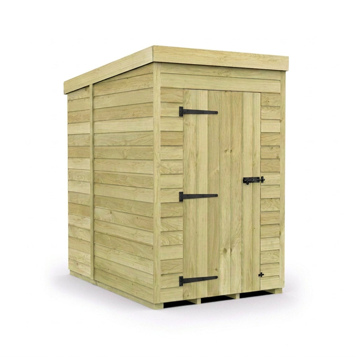 DIY Sheds – Pent Shed – Single Door – view 163