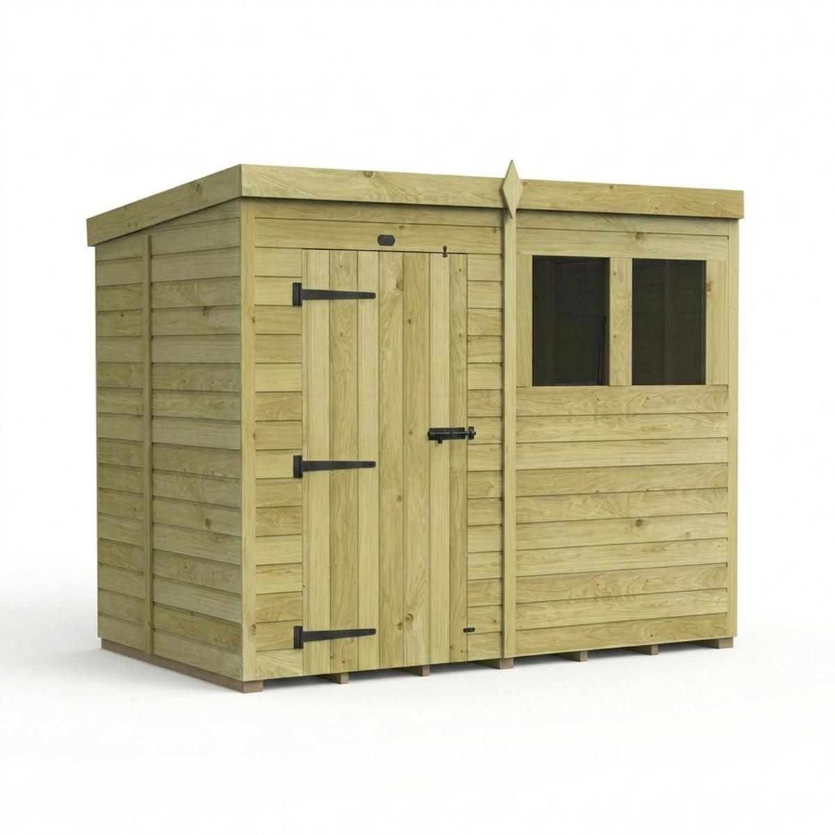 DIY Sheds – Pent Shed – Single Door – view 216