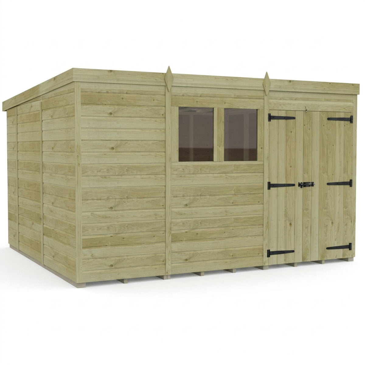 DIY Sheds – Pent Shed – Double Door – view 16
