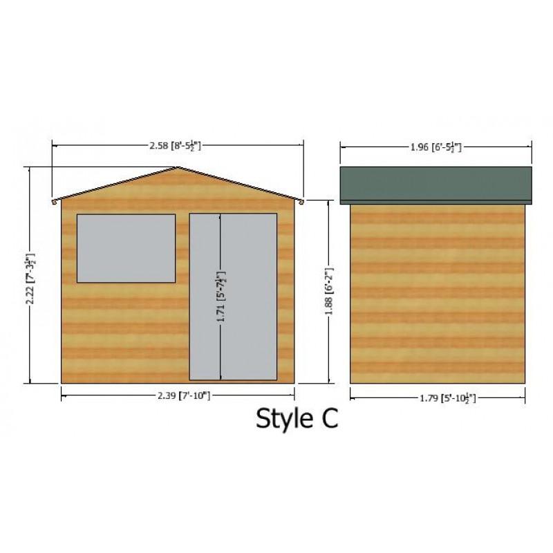 Shire Wroxham garden shed – image 2