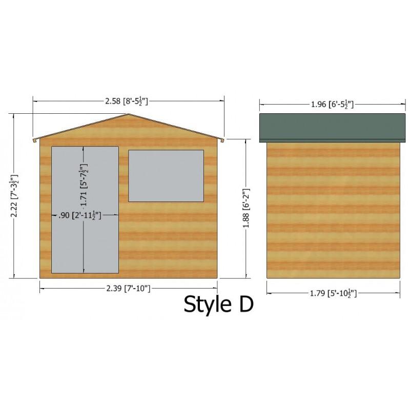 Shire Wroxham garden shed – image 3